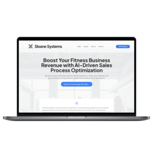 Fitness SaaS Landing Page